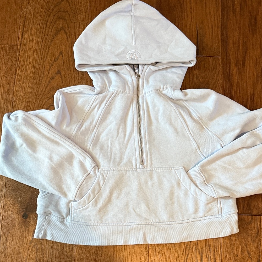 Lululemon Light Blue Scuba XS Hoodie